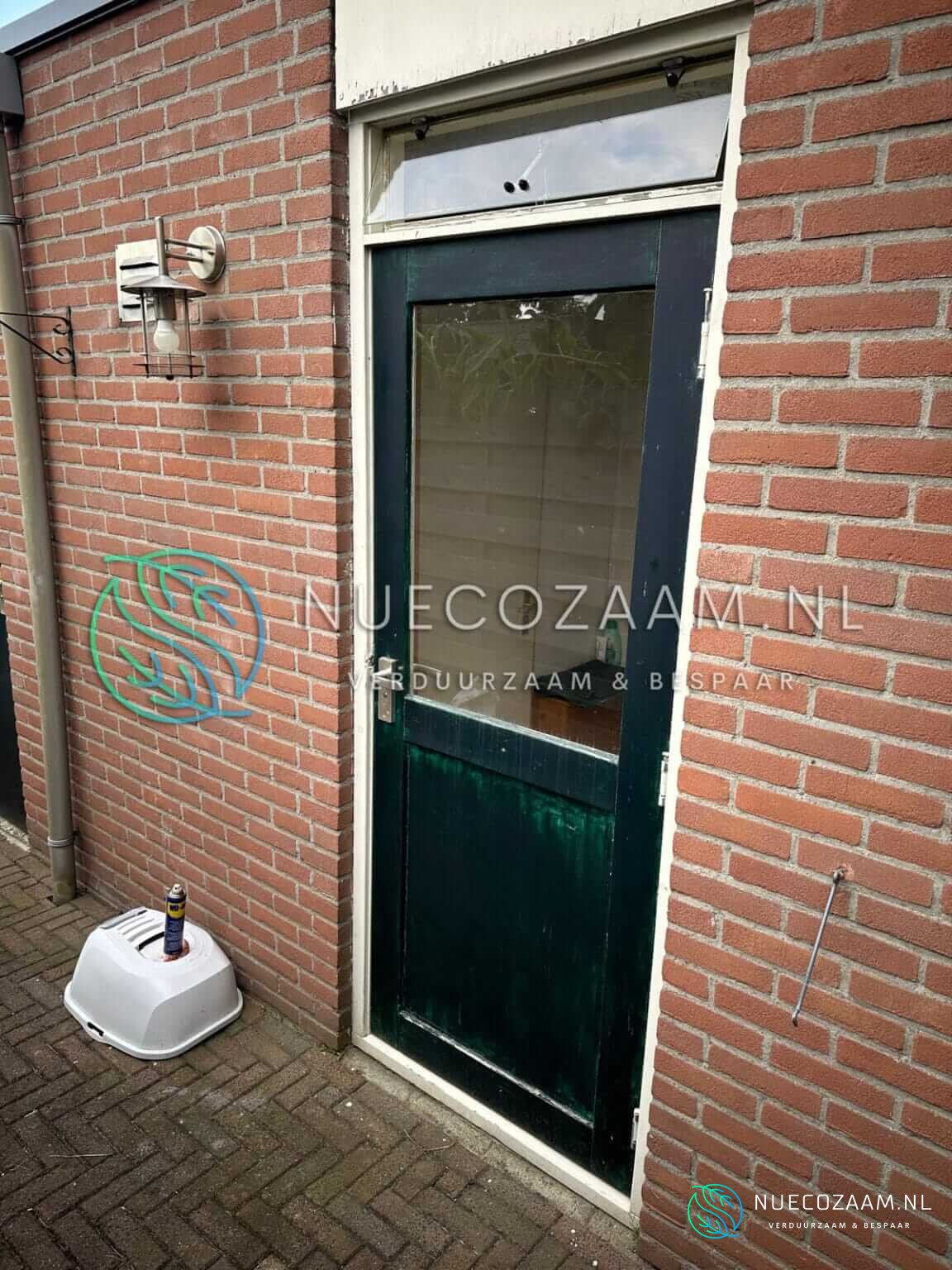 NuEcozaam Kunststof kozijnen Almelo wit houtnerf