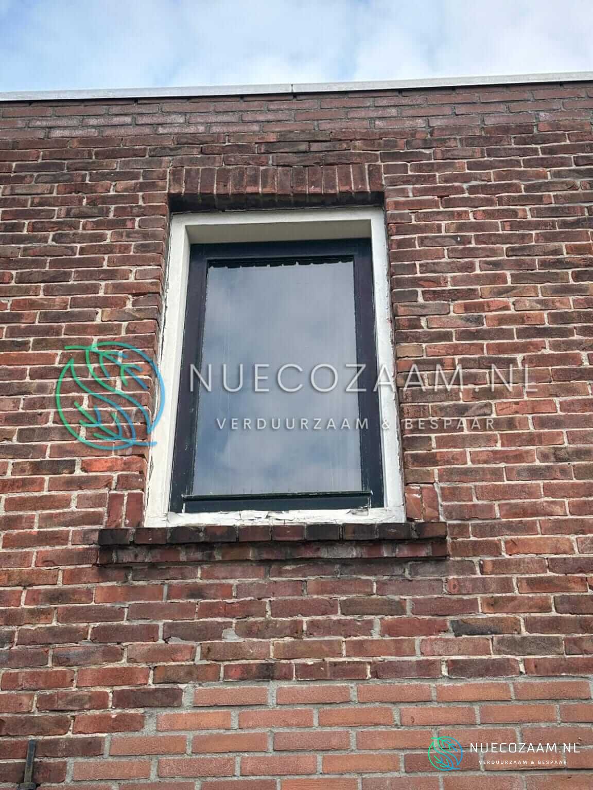 NuEcozaam Kunststof kozijnen Almelo wit houtnerf