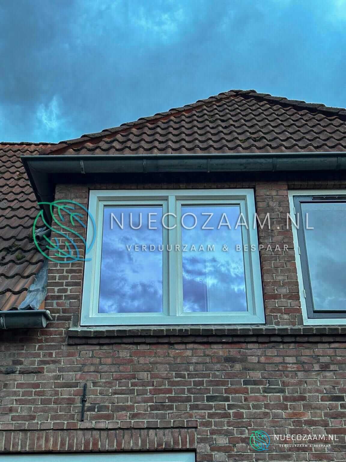 NuEcozaam Kunststof kozijnen Almelo wit houtnerf